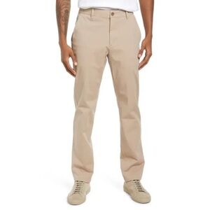 Puma Golf Pants Casual Chino Flat Front Beige Khaki Mens Size 34x32